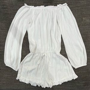 Brandy Melville Romper in White